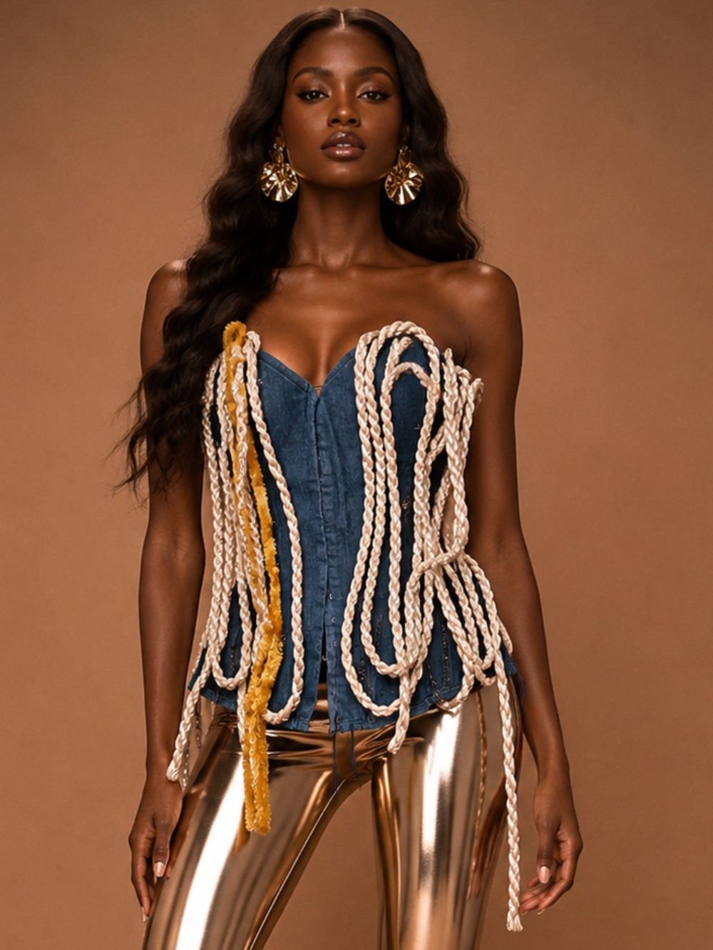 Nouveau Tassel Corset